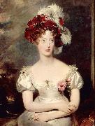 Sir Thomas Lawrence Portrait of Princess Caroline Ferdinande of Bourbon-Two Sicilies Duchess of Berry. oil on canvas